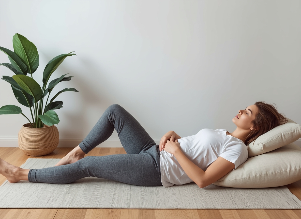 Abstract gradient illustration suggesting balance between energy and calm